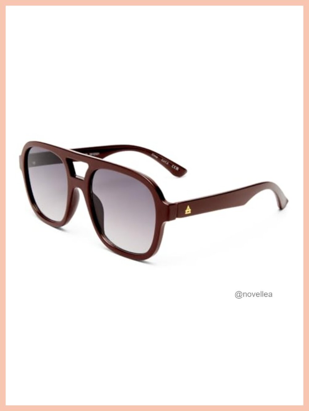 Aviator Sunglasses Oversized Women's Retro Style Plastic Frame